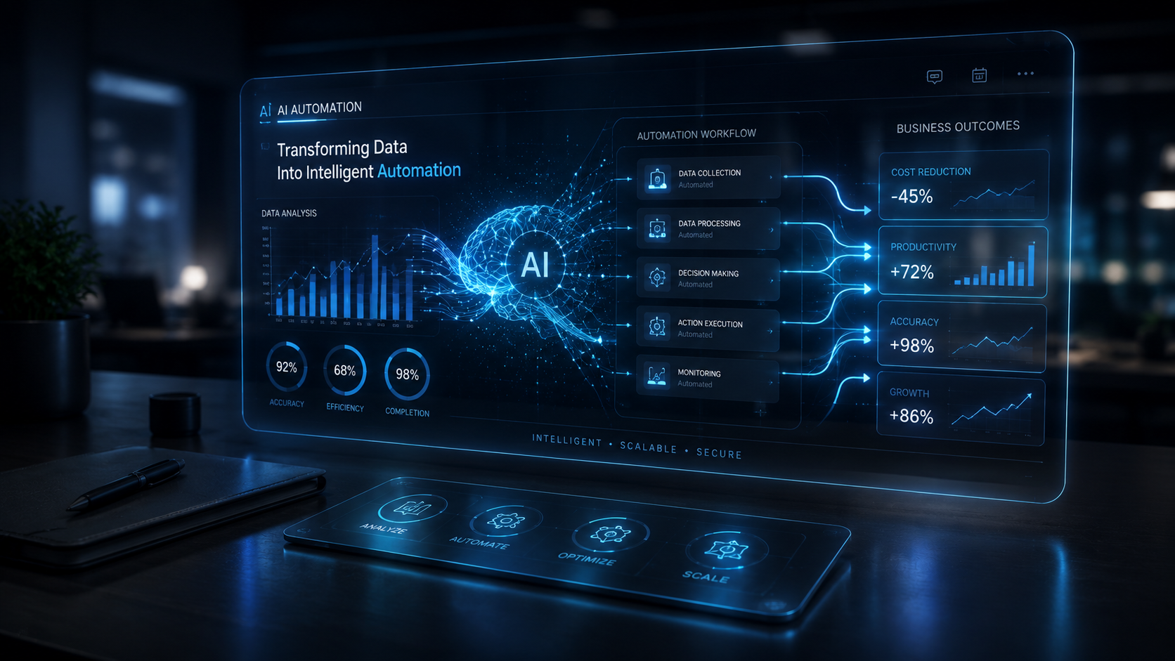 Prozessautomatisierung Dashboard